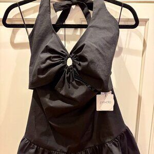 Peixoto Black short dress